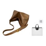 MUYKUY Кросс-боди среднего размера, Coffee+Exquisite Box - фото