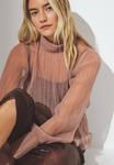 Блуза NA-KD Blouse, Dusty Pink/Pink - фото 3