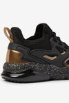 Кроссовки с золотым декором Next, черный - фото 4