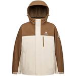 CAMEL Мужская куртка, Светлый Хаки/Коричневый - фото 4