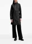 Плащ с капюшоном и карманами Rains, черный - фото 2