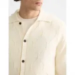 Рубашка с длинным рукавом Scotch & Soda Open Work, бежевый - фото 6