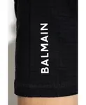 Футболка с монограммой Balmain, черный - фото 4