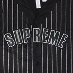 Джерси Supreme Rhinestone Stripe Baseball Jersey, Black - фото 3