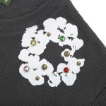 Топ Denim Tears Rhinestone Wreath Thermal, Vintage Black - фото 3