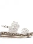 Сандалии на платформе с бахромой Toni Pons, белый - фото