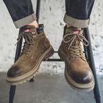 Мужские ботинки Cahhrrn X Martin Boot Men Beige Romon - фото 2