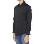 Рубашка мужская черная Celine, черный - фото 5