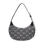 Сумка через плечо MLB Monogram New York Yankees 'Black' - фото 2