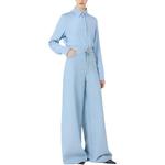 Рубашка на пуговицах MaxMara, синий - фото 4