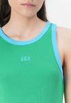 Топ HALTER LOGO GAP, зеленый - фото 6