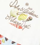 Детский хлопковый боди с логотипом Dolce&Gabbana Kids, Variante Abbinata - фото 3