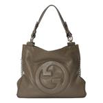 Сумка blondie small tote bag 'brown' Gucci, коричневый - фото