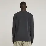 Лонгслив G-Star Overdyedweeter, серый - фото 2