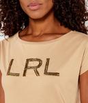 Футболка LAUREN RALPH LAUREN Relaxed fit, бежевый - фото 4