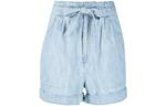 Джинсовые шорты женские ISABEL MARANT ETOILE, синие - фото