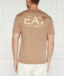 Футболка мужская Ea7 однотонная, коричневый - фото 4