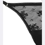 Кружевные стринги Stella Mccartney, черный - фото 3