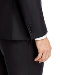 Костюм Capri Black Textured Solid Slim Fit Canali, черный - фото 7