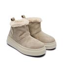 Сапоги зимние Blauer кожаные, бежевый - фото 3