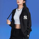 Свитшот с логотипом бейсбола унисекс черный MLB - фото 5