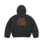 Куртка Supreme x Fox Racing Hooded Work Jacket 'Black' - фото 2