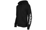Куртка adidas Essentials Linear Hoodie 'Black', черный - фото 3
