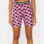 Велосипедные шорты узкого кроя Karl Lagerfeld, мультиколор - фото