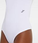 Вышитый хлопковый боди Jacquemus, белый - фото 5