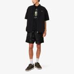 Шорты A Bathing Ape с камуфляжным логотипом, черный - фото 2