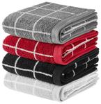 Полотенце Bio:Vio белый, серо-коричневый, 50/100 см - фото 3