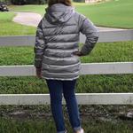 Пуховик Sideline женский белый/золотой Converse - фото 4