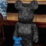 BE@RBRICK Bearbrick X Clot X Nike Black Silk - фото 5
