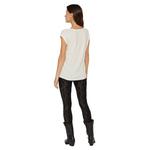 Футболка Pieces Billo Lurex Stripes, белый - фото 2