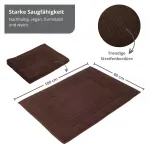 Коврик для ванной Sleepling, коричневый - фото 2