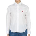 CDG Play Женская белая рубашка - фото