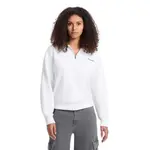 Толстовка Guess Jeans Dark half zip, белый - фото