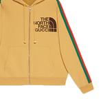 X The North Face Web Print Хлопковая толстовка Золотая Gucci, желтый - фото 4