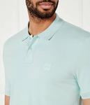 Рубашка поло Slim fit Boss Orange, голубой - фото 4