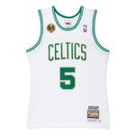 Баскетбольная майка унисекс белая Mitchell Ness - фото