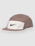 Бейсболка Nike Dri-Fit Fly Unstructured Swoosh Cap, mink brown/phantom/black - фото