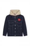 Джинсовая куртка HUGO для мальчика, синий - фото 3