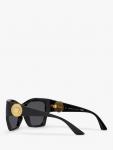 Женские солнцезащитные очки Irregular VE4452 Versace, Black/Grey - фото 5