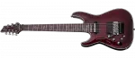 Электрогитара Schecter Hellraiser C-7 FR S для левшей, цвет Black Cherry - фото