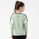 Детский свитшот Mizuno, зеленый - фото 12