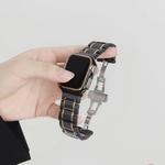 CHENSONG Часы Strap Apple Compatibility Ceramic Material, White gold + white gold case - фото 6