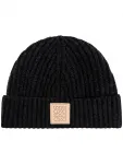 Кашемировая шапка бини LOEWE, черный - фото