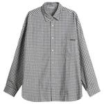 Клетчатая рубашка Acne Studios, черный/белый - фото