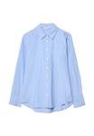 Блуза Stradivarius STRIPED WITH POCKET, Mottled Blue/Light Blue - фото 6