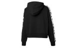 Куртка knit hooded zipper jacket black Puma, черный - фото 2